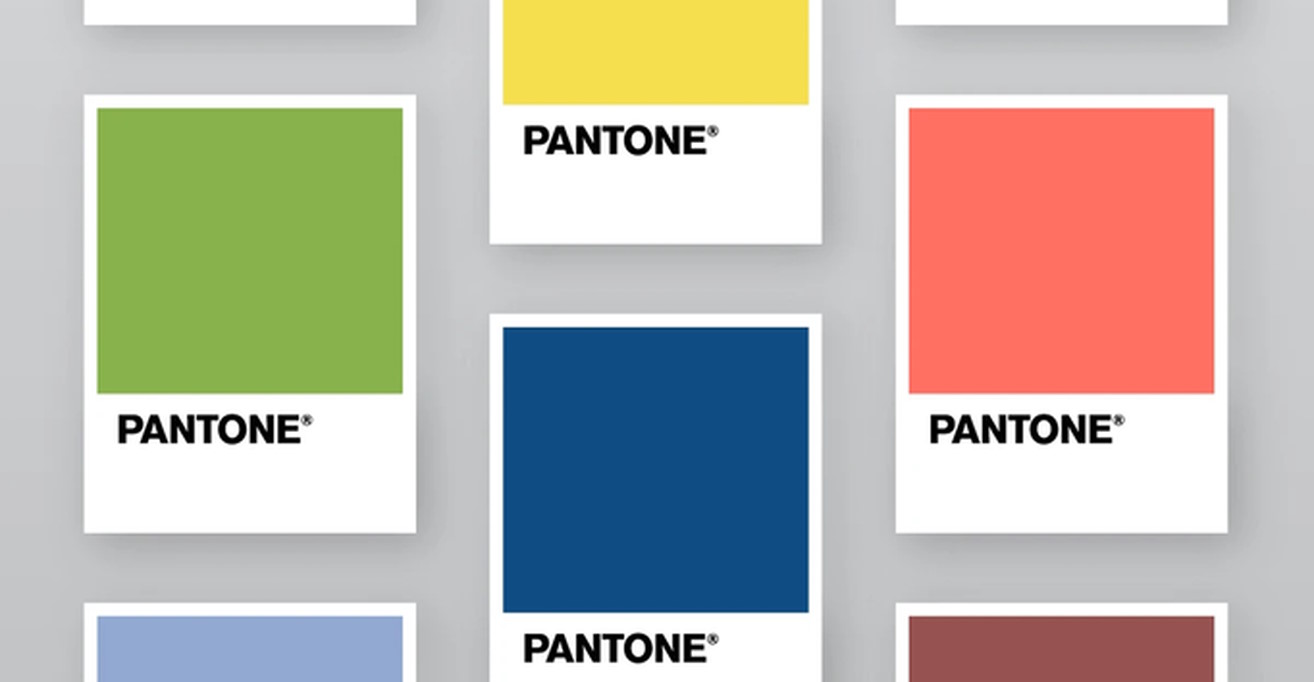 Pantone C color chart